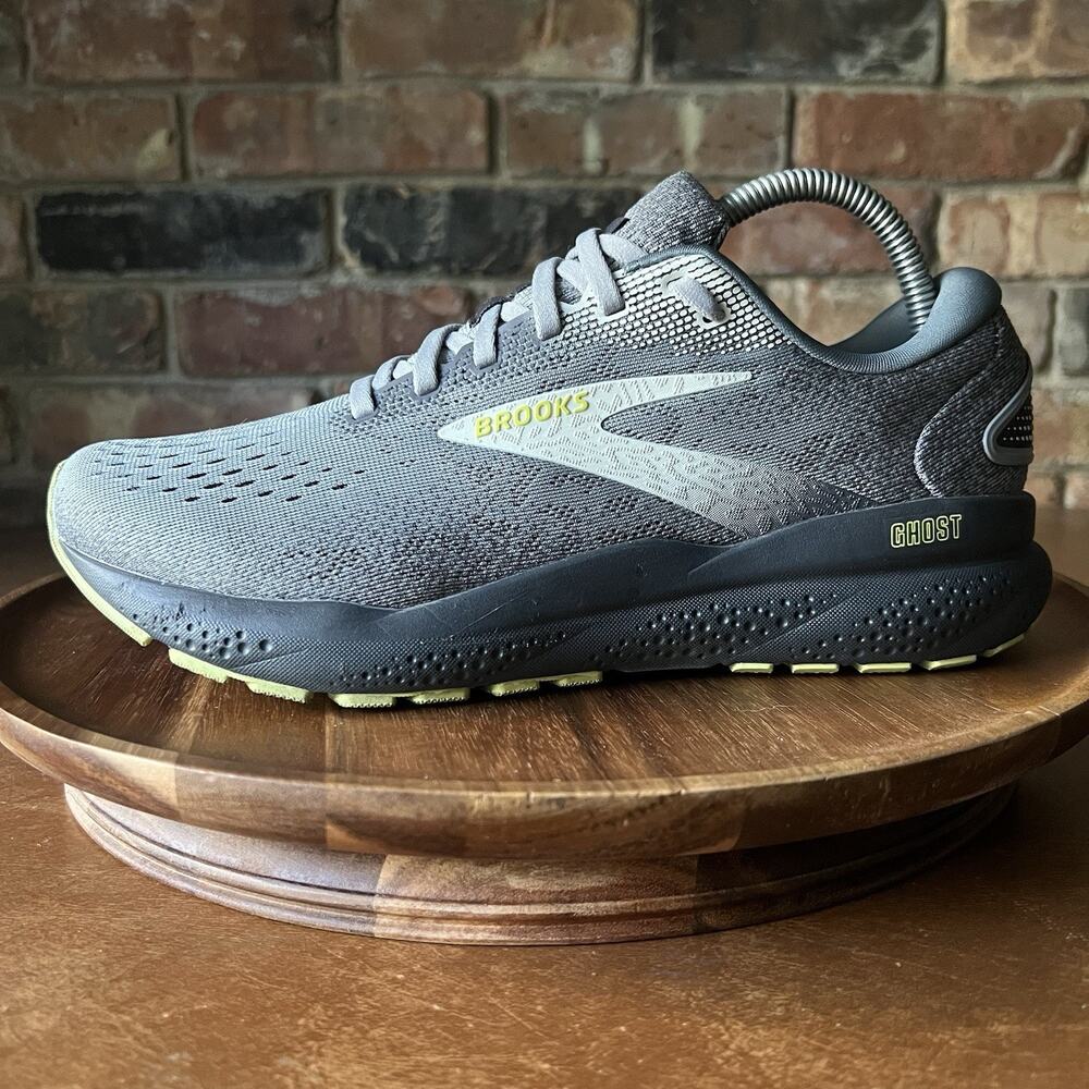 Brooks Ghost 16 Primer Gray Road Running Shoes Sneakers Men's 7.5 Women's 9